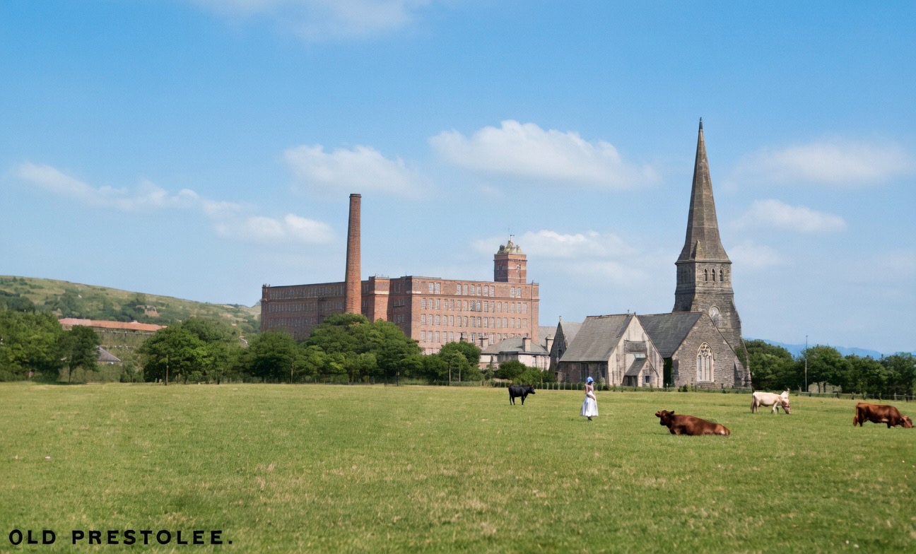 Holy Trinity Church, Prestolee — historic photograph