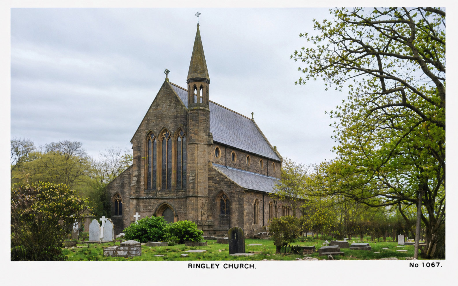 St Saviour's Church, Ringley — historic photograph